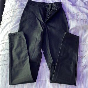 faux leather pants
